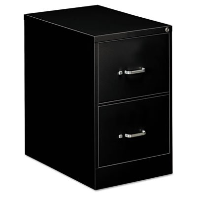 HPLV26BBW2LG.P.P Two-Drawer Economy Vertical File, Legal, 18 1/4w x 26 1/2d x 29h, Black EFS22209