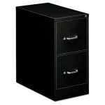 HPLV26BBW2LT.P.P Two-Drawer Economy Vertical File, Letter, 15w x 26 1/2d x 29h, Black EFS21109