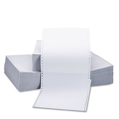 UNV15703 Two-Part Carbonless Paper, 15lb, 9-1/2 x 11, Perforated, White, 1650 Sheets UNV15703
