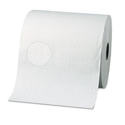 Georgia Pacific Two-Ply Nonperforated Paper Towel Rolls, 7 7/8 x 350ft, White, 12 Rolls/Carton GPC28000