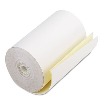 Pm Company 8785 Two Ply Receipt Rolls, 4 1/2" x 90 ft, White/Canary, 24/Carton PMC08785