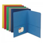 Smead Two-Pocket Folder, Textured Paper, Assorted, 25/Box SMD87850