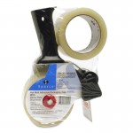 Two Roll Packaging Tape with Pistol Grip Dispenser 64012