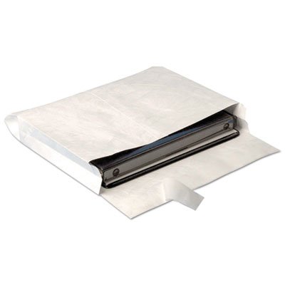 Survivor Tyvek Booklet Expansion Mailer, 10 x 13 x 2, White, 100/Carton QUAR4610