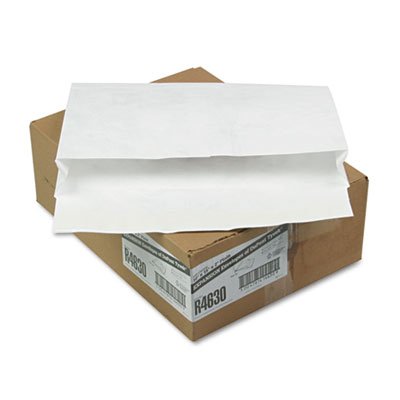 Survivor Tyvek Booklet Expansion Mailer, 10 x 15 x 2, White, 100/Carton QUAR4630