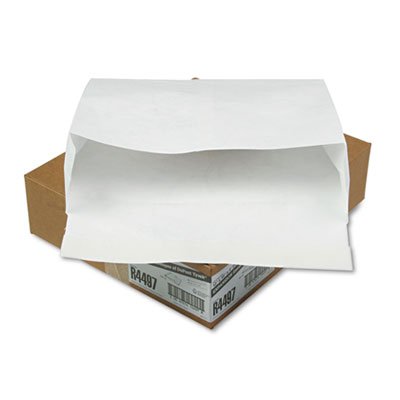 Survivor Tyvek Expansion Mailer, 12 x 16 x 4, White, 18lb, 50/Carton QUAR4497