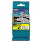 TZe Flexible Tape Cartridge for P-Touch Labelers, 1in x 26.2ft, Black on Yellow BRTTZEFX651