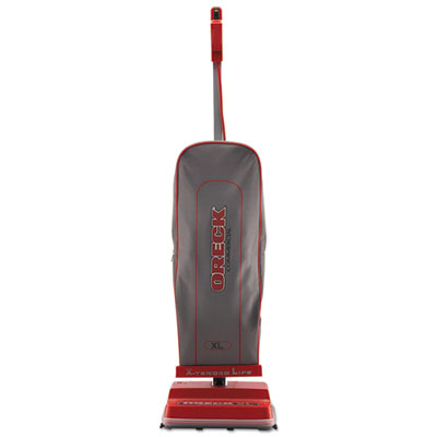 Oreck Commercial U2000RB-1 Commercial Upright Vacuum, 120 V, Red/Gray, 12 1/2 x 9 1/4 x 47