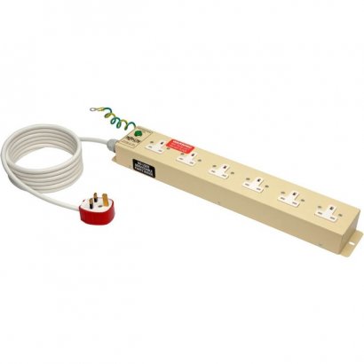 Tripp Lite UK BS-1363 Medical-Grade Power Strip with 6 UK Outlets, 3m Cord PS610HGUK