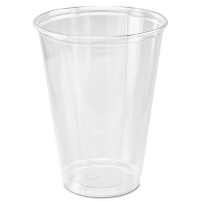 DCC TP10D CASE Ultra Clear Cups, Tall, 10 oz, PET, 50/Bag, 1000/Carton DCCTP10DCT