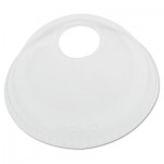 DCC DLR626 Ultra Clear Dome Cold Cup Lids f/16-24 oz Cups, PET, 1000/Carton DCCDLR626CT