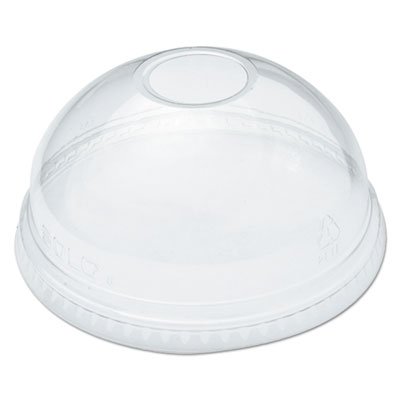 DCC DLR626 CT Ultra Clear Dome Cold Cup Lids f/16-24 oz Cups, PET, 100/Pack DCCDLR626PK