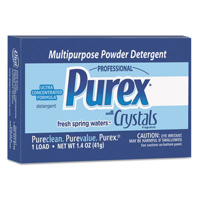Purex DIA 10245 Ultra Concentrated Powder Detergent, 1.4 oz Box, Vend Pack, 156/Carton DIA10245