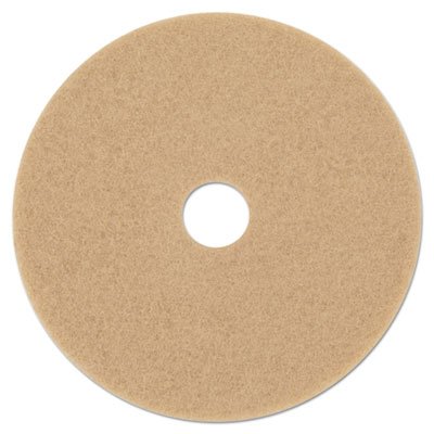 MCO 05606 Ultra High-Speed Floor Burnishing Pads 3400, 20" dia, Tan, 5/Carton MMM05606