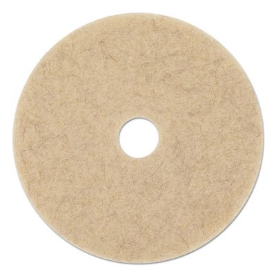 PAD 4019 NHE Ultra High-Speed Floor Pads, 19-Inch Dia., Natural Hair, Champagne, 5/Carton BWK4019NHE