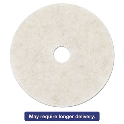MCO 20326 Ultra High-Speed Natural Blend Floor Burnishing Pads 3300, 27-in, Natural White MMM20326