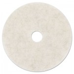 MCO 18210 Ultra High-Speed Natural Blend Floor Burnishing Pads 3300, 20-in, Natural White MMM18210