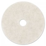 MCO 18210 Ultra High-Speed Natural Blend Floor Burnishing Pads 3300, 20-in, Natural White MMM18210