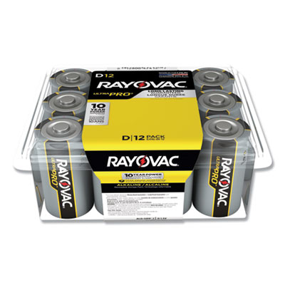 Rayovac ALD-12PPJ Ultra Pro Alkaline D Batteries, 12/Pack RAYALD12PPJ