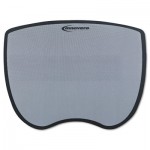 IVR50469 Ultra Slim Mouse Pad, Nonskid Rubber Base, 8-3/4 x 7, Gray IVR50469