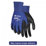 Ultra Tech Tactile Dexterity Work Gloves, Blue/Black, Small, 1 Dozen CRWN9696S