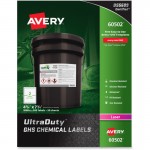 Avery UltraDuty GHS Chemical Laser Labels 60502