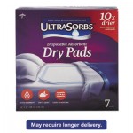 Ultrasorbs Disposable Dry Pads, 23 x 35, Blue, 7/Box MIIDRY2336RET7