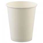 SCC U508NU Uncoated Paper Cups, Hot Drink, 8oz, White, 1000/Carton SCCU508NU