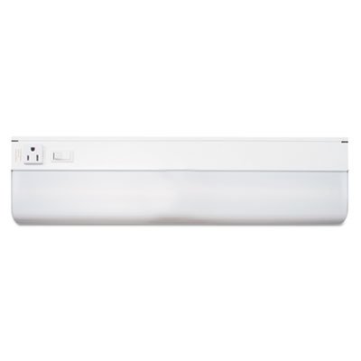 Ledu Under-Cabinet Fluorescent Fixture, Steel, 18-3/4 x 4, White LEDL9011