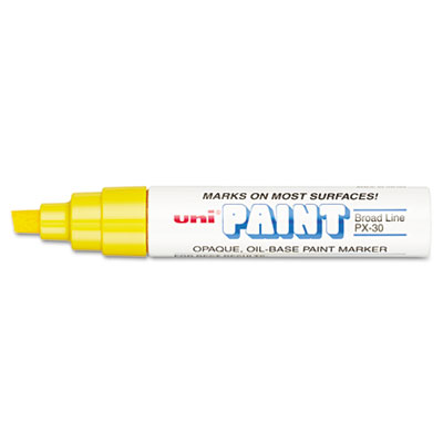 Sanford uni-Paint uni-Paint Marker, Broad Tip, Yellow SAN63735