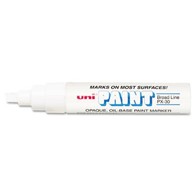 uni-Paint Marker, Broad Tip, White SAN63743