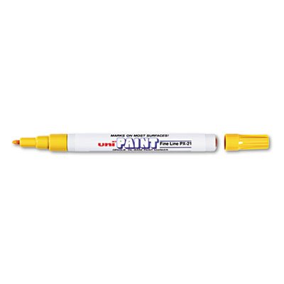 Sanford uni-Paint Marker, Fine Point, Yellow SAN63705