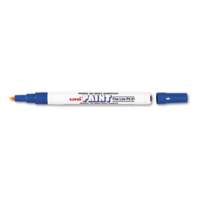 Sanford uni-Paint Marker, Fine Point, Blue SAN63703