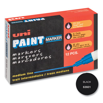uni-Paint uni-Paint Marker, Medium Point, Black UBC63601