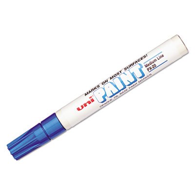 Sanford uni-Paint Marker, Medium Point, Blue SAN63603