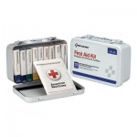 First Aid Only Unitized First Aid Kit for 10 People, 64-Pieces, OSHA/ANSI, Metal Case FAO240AN