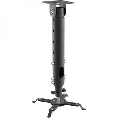 SIIG Universal Height Adjustable Projector Ceiling Mount - Black CE-MT2912-S1
