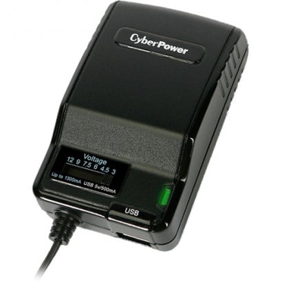 CyberPower Universal Power Adapter 3-12V 1300mA and AC Power Plug CPUAC1U1300