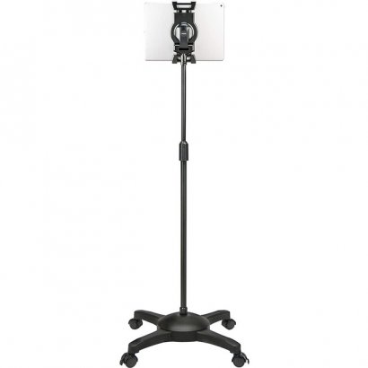 Aidata Universal Tablet Mobile Stand with Locking Casters, Black US-5123RB