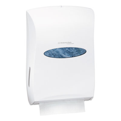 Kimberly-Clark KCC 09906 Universal Towel Dispenser, 13.31 x 5.85 x 18.85, Pearl White KCC09906