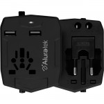 Aluratek Universal Travel Adapter with Built-in 3,000 mAh Battery Charger ATCP03F