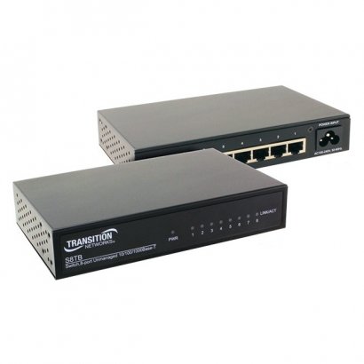 Transition Networks Unmanaged Switch S8TB-NA