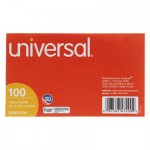 UNV47200 Unruled Index Cards, 3 x 5, White, 100/Pack UNV47200