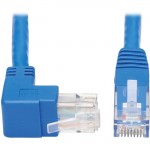 Tripp Lite Up-Angle Cat6 Ethernet Cable - 20 ft., M/M, Blue N204-020-BL-UP