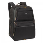Solo Urban Backpack, 17.3", 11 3/4 x 8 x 17 1/2, Black/Orange USLUBN7014