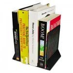 Artistic Urban Collection Punched Metal Bookends, 6 1/2 x 6 1/2 x 5 1/2, Black AOPART20008