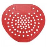 HOS 03901 Urinal Screen, 7 3/4"w x 6 7/8"h, Red, Cherry, Dozen HOS03901