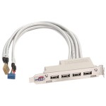 Supermicro USB 2.0 Cable with Bracket CBL-0041L
