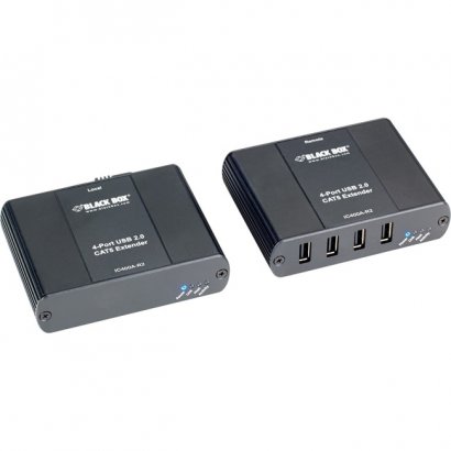 Black Box USB 2.0 Extender 4 Port CATx IC400A-R2