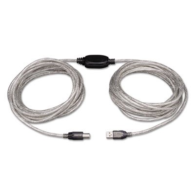 U042-025 USB 2.0 Gold Cable, 25 ft, Silver TRPU042025